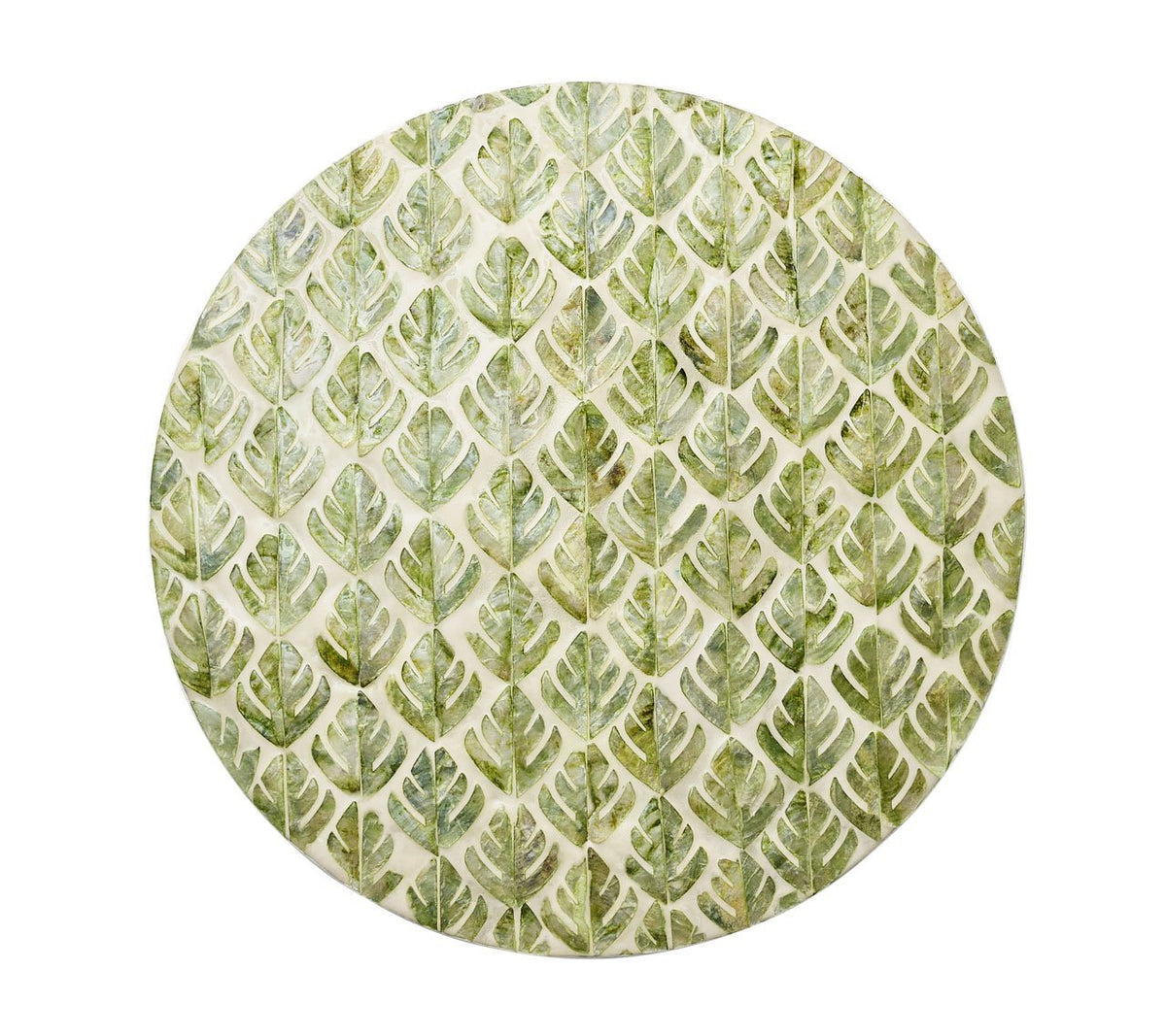 Fern Placemat in Ivory & Green, Set of 4 by Kim Seybert