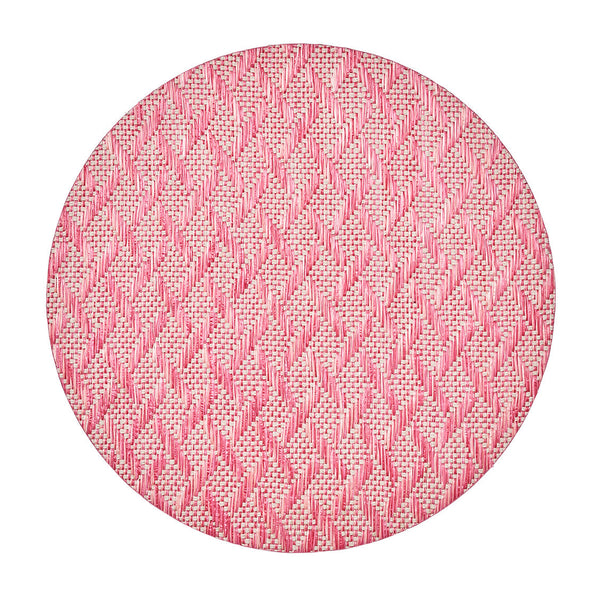Basketweave Placemat in Blush & Pink