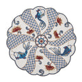 Orient Placemat in White & Multi