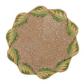 Winding Vines Placemat in Green & Gold