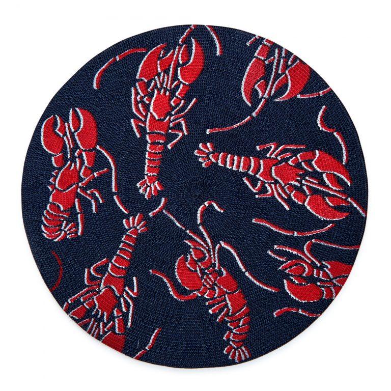 Painted Lobster Placemats - Pioneer Linens
