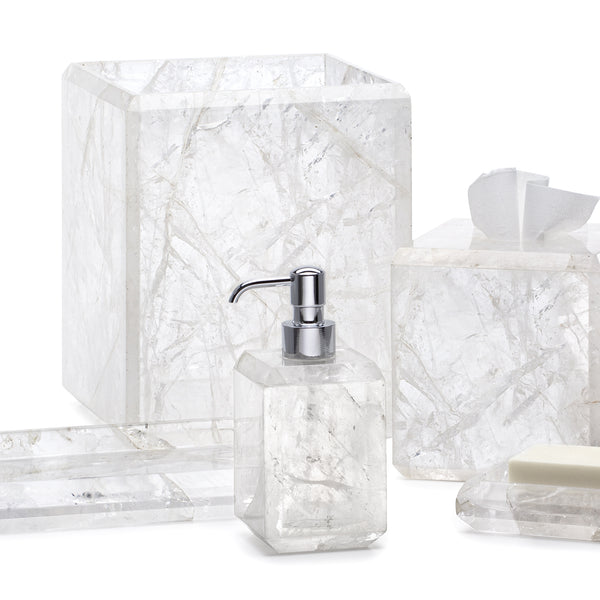 Rockwell Clear Vanity Set