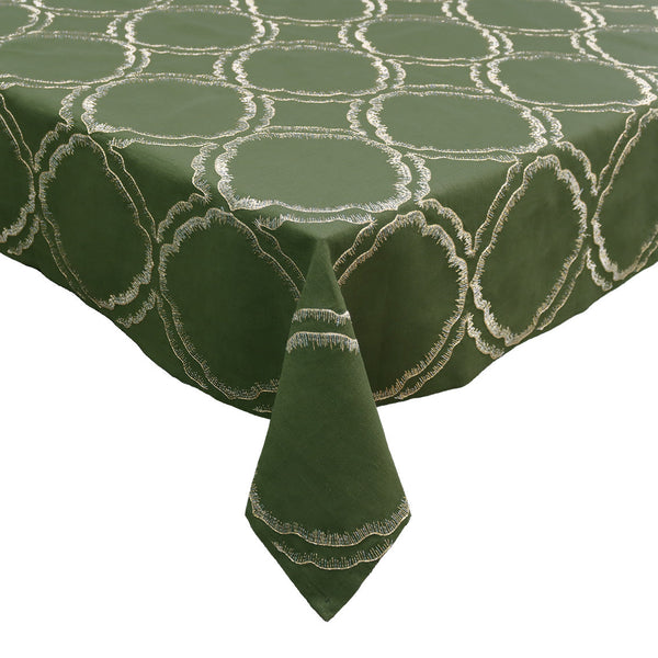 Daydream Tablecloth in Olive
