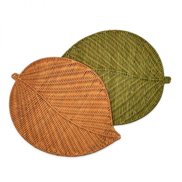 Wicker Leaf Placemats