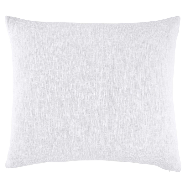 Woven White Decorative Pillow