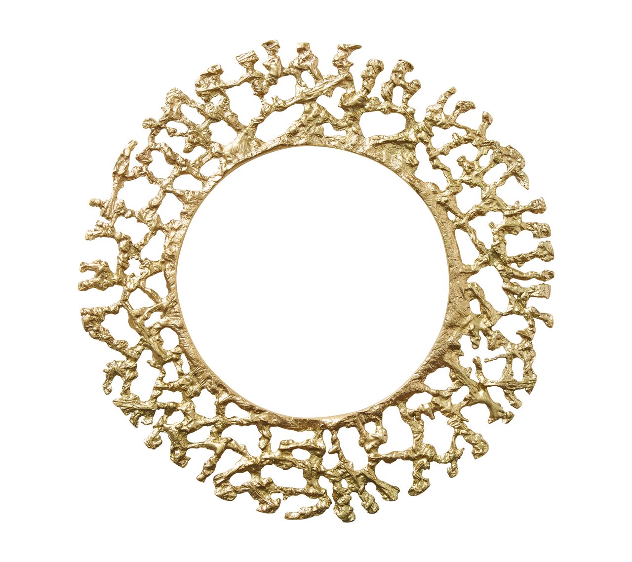 Molten Chargers in Gold - Pioneer Linens