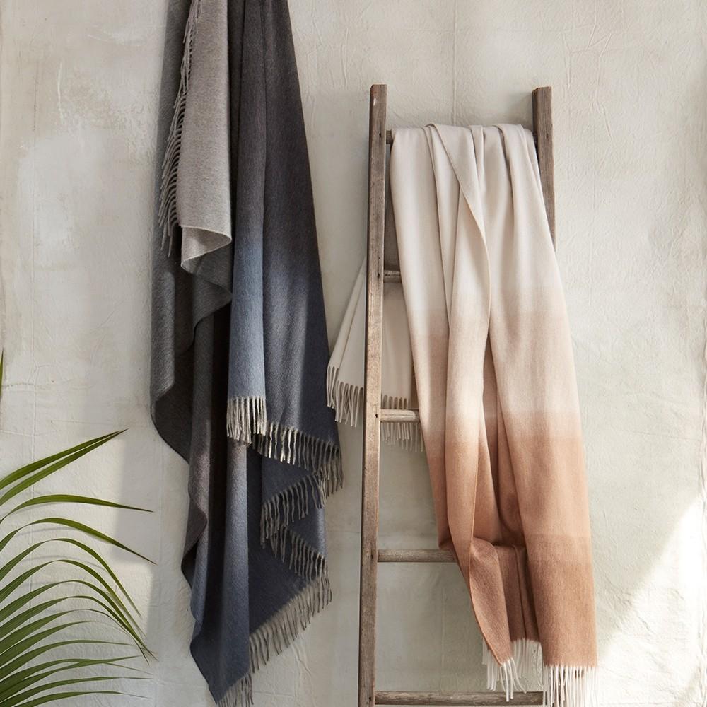 Matouk & August Lap Throw & Pioneer Linens