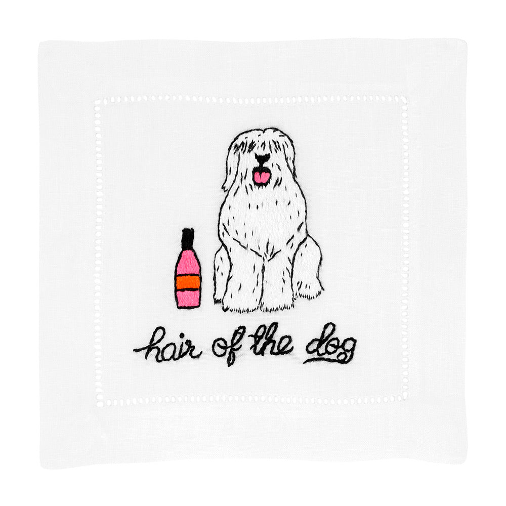 Hair of the Dog Cocktail Napkins - Pioneer Linens
