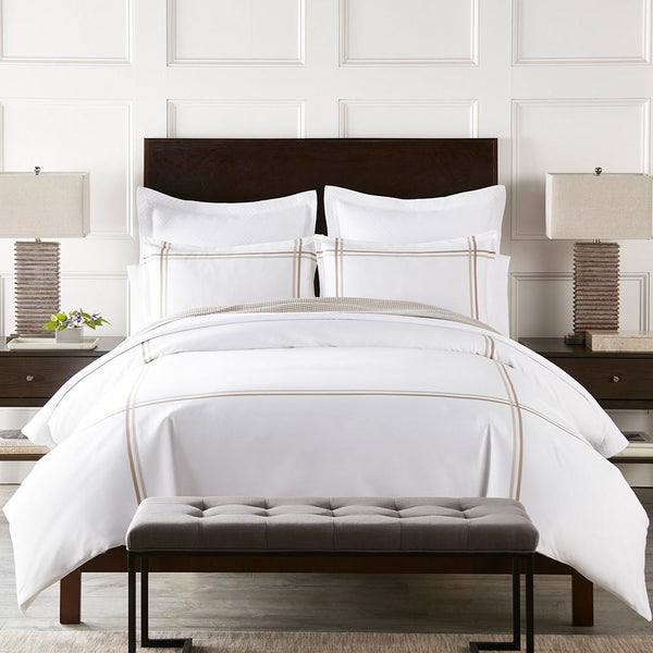 Duo Striped Sateen Bed Linens
