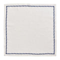 Filament Napkins in White & Navy - Pioneer Linens