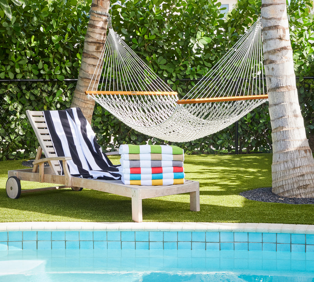 Kassatex & Cabana Stripe Beach Towels by Kassatex & Pioneer Linens