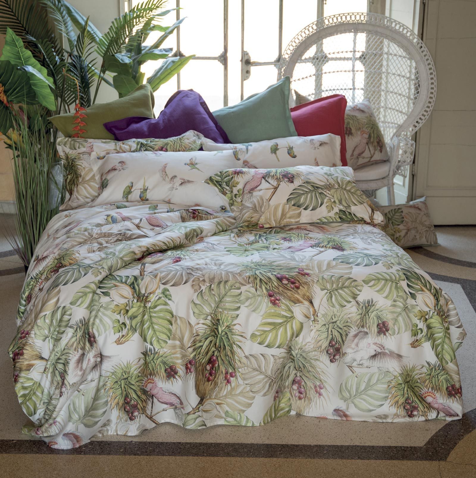 Parrot Bed Linens by Pioneer Linens