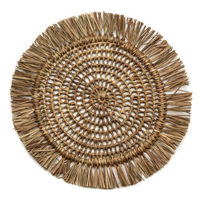 Fringed Raffia Placemats - Pioneer Linens