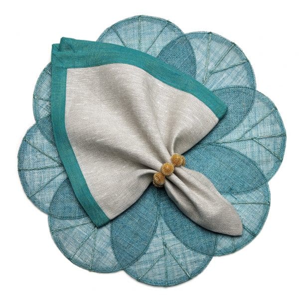 Sinamay Flower Placemats