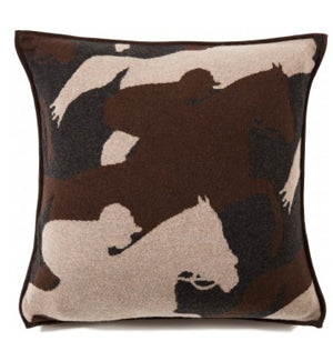 Cantering Horse Cashmere Accent Pillow - Pioneer Linens